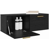 vidaXL Ormar za Zid Crni hrast 100 x 36.5 x 35 cm Konstruirano drvo | shoptok.hr