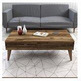 Hanah home Set nameštaja za dnevnu sobu Valensiya, 4 komada, Orah | Eponuda.com