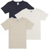 Petit Bateau Majice s kratkimi rokavi 3 TEE SHIRTS MC Večbarvna