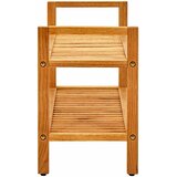  Stalak za cipele s 2 police 100x27x40 cm od masivne hrastovine | shoptok.hr