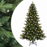  Umjetno božićno drvce s nogom 120 cm 150 LED lampica | shoptok.hr