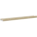  Zidne police 4 kom bijele i boja hrasta sonome 60 x 9 x 3 cm | Eponuda.com