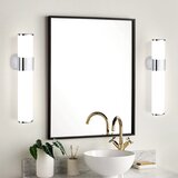 Nettlife komplet 2 kromiranih sodobnih kopalniških LED svetilk za ogledalo, 30 cm, 6 W, 4000 K, nevtralno bela, IP44, (5000491233) Cene