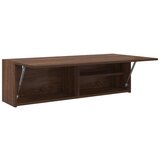  Kupaonski zidni ormarić smeđi hrast 100x25x30 cm izrađeno drvo | shoptok.hr