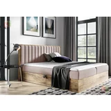 Meble Gruška Boxspring postelja Wood4 - 140x200 cm
