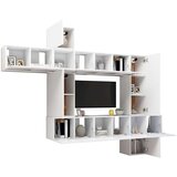  10-dijelni set TV ormarića bijeli od iverice | shoptok.hr