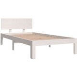  Okvir za krevet masivno drvo bijeli 90x190 cm 3FT jednokrevetni | shoptok.hr