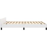  Za krevet s uzglavljem bijeli 140x200 cm od umjetne kože | shoptok.hr