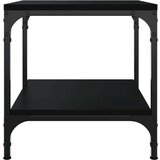 Bočni stolić crni 40 x 40 x 40 cm od konstruiranog drva | shoptok.hr