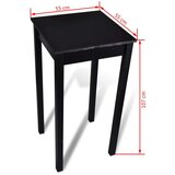  Barska Miza z 2 Barskima Stoloma Črne Barve, (20710969) | Shoptok.si