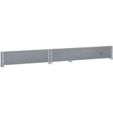  Paletni okvir siv 120x80 cm trdna borovina, (22156669) | Shoptok.si