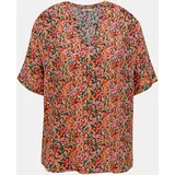 Only Pink-orange floral loose blouse Nova - Women