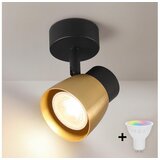  Brilagi - LED RGBW prigušiva spot svetiljka NUGGET 1xGU10/6W/230V crna/zlatna | Eponuda.com
