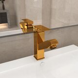  Slavina za umivaonik s funkcijom izvlačenja zlatna 157 x 172 mm | shoptok.hr