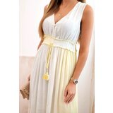 Kesi Włoski Women's viscose dress with sequins mint | shoptok.hr
