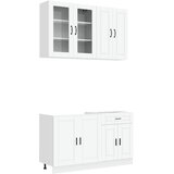  Kuhinjska jedinica PORTO 4 pcs Bijela Konstruirano drvo | shoptok.hr