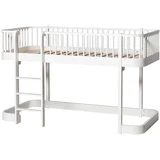 Oliver Furniture® krevet na kat low loft bed 90x200 white