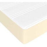  s oprugama i madracem krem 90 x 200 cm od umjetne kože | shoptok.hr