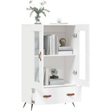 Visoka komoda bijela 69,5 x 31 x 115 cm od konstruiranog drva | shoptok.hr