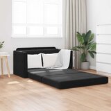 Krevet na razvlačenje Crna 124 x 71 x 78 cm Baršun | Eponuda.com
