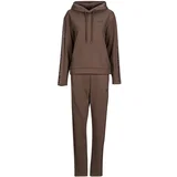 TRAIN TRACKSUIT W HO RN CH EXTENDED LOGO BR - TRAIN TRACKSUIT W Smeđa