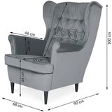  Fotelja HARRY - baršun - zelena | shoptok.hr