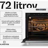 Klarstein Pećnica Airjet | Električna pećnica s funkcijom friteze | 2900 W | 72 L | 60 cm | shoptok.hr