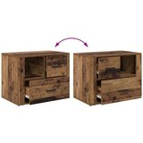 vidaXL Noćni ormar Staro drvo 60 x 36 x 45 cm Konstruirano drvo | shoptok.hr