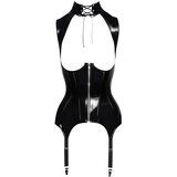 Black_Level otvoreni top s podvezicama (crna) | shoptok.hr