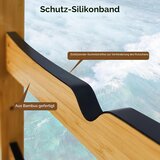 TWO STONES 3-nivojsko stensko stojalo za surf deske iz bambusa | Shoptok.si