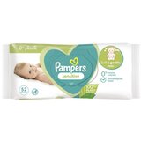 Pampers vlažne maramice sensitive 52ct Plastic free
