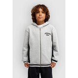 Quiksilver No Teacher Kids Zip Hoodie light grey heather Cene