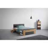 Mömax postelja cadix, antracit, barva hrasta, 140x200 | Shoptok.si