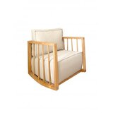Atelier Del Sofa fotelja sallanan teddy white Cene