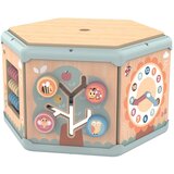 Tooky Toy Tooky interaktivna drvena šesterokutna Montessori kutija za otvaranje | shoptok.hr