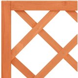  Sadilica s rešetkom smeđa 70x30x135 cm od masivne jelovine | shoptok.hr