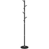  Stalak za kapute crni 175 cm od željeza obloženog prahom | shoptok.hr