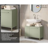 Germania Zeleni ormarić za ispod umivaonika u mat dekoru 80x59 cm Laurino – | shoptok.hr