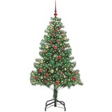 vidaXL Božično drevo med 300 LED z stojalom Zelena 180 cm PVC | Shoptok.si