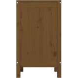  Kutija za rublje boja meda 44 x 44 x 76 cm od masivne borovine | shoptok.hr