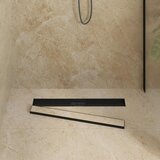  2 u 1 odvod za tuš Crna 80 cm Nehrđajući čelik 304 | shoptok.hr