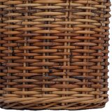  Košara za rastline s shranjevanjem 2 pcs Rjava Kubu rattan, (5000207851) | Shoptok.si