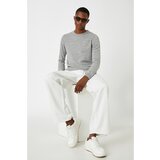 Koton Men's Gray Basic Pullover Cene