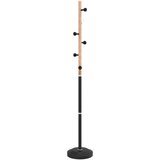  Stalak za kapute crni 177 cm od željeza obloženog prahom | shoptok.hr