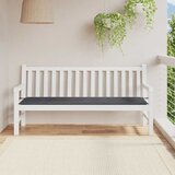  Jastuk za vrtnu klupu antracit 180 x 50 x 3 cm tkanina Oxford | Eponuda.com