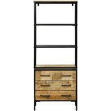  Highboard s ladicama Smeđa 70 x 35 x 180 cm Čvrsto drvo manga | shoptok.hr