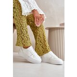 Boto Women's Platform Sneakers With Decorative Lacing White Mistra | shoptok.hr