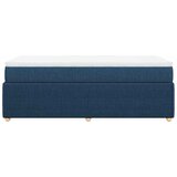  Krevet s oprugama i madracem plavi 90 x 200 cm od tkanine | shoptok.hr