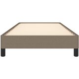  Okvir za krevet bez madraca smeđesivi 100 x 200 cm od tkanine | Eponuda.com