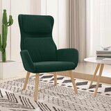  Stolica za opuštanje tamnozelena baršunasta | shoptok.hr